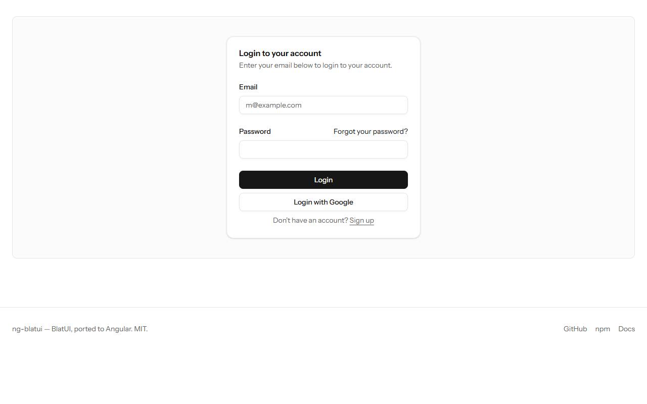 Login 01 block preview
