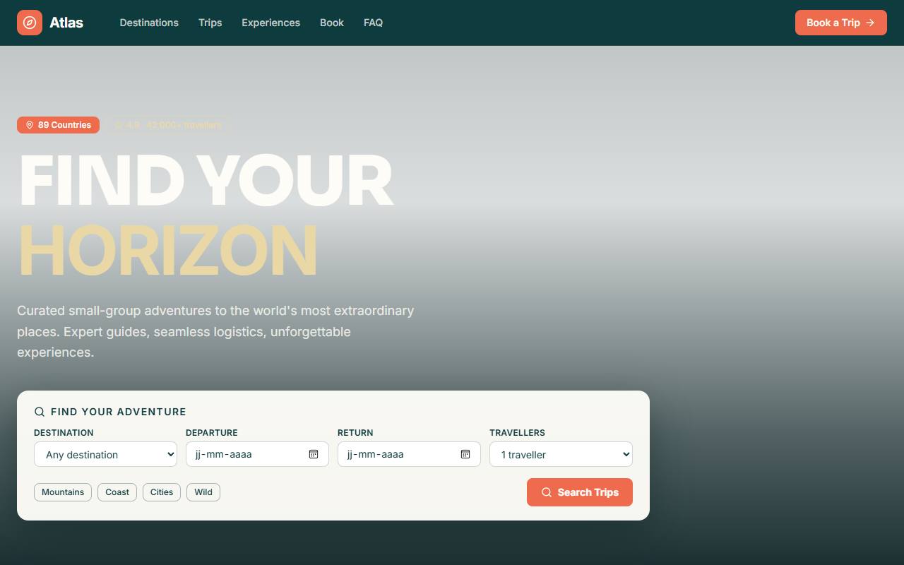 Atlas template preview