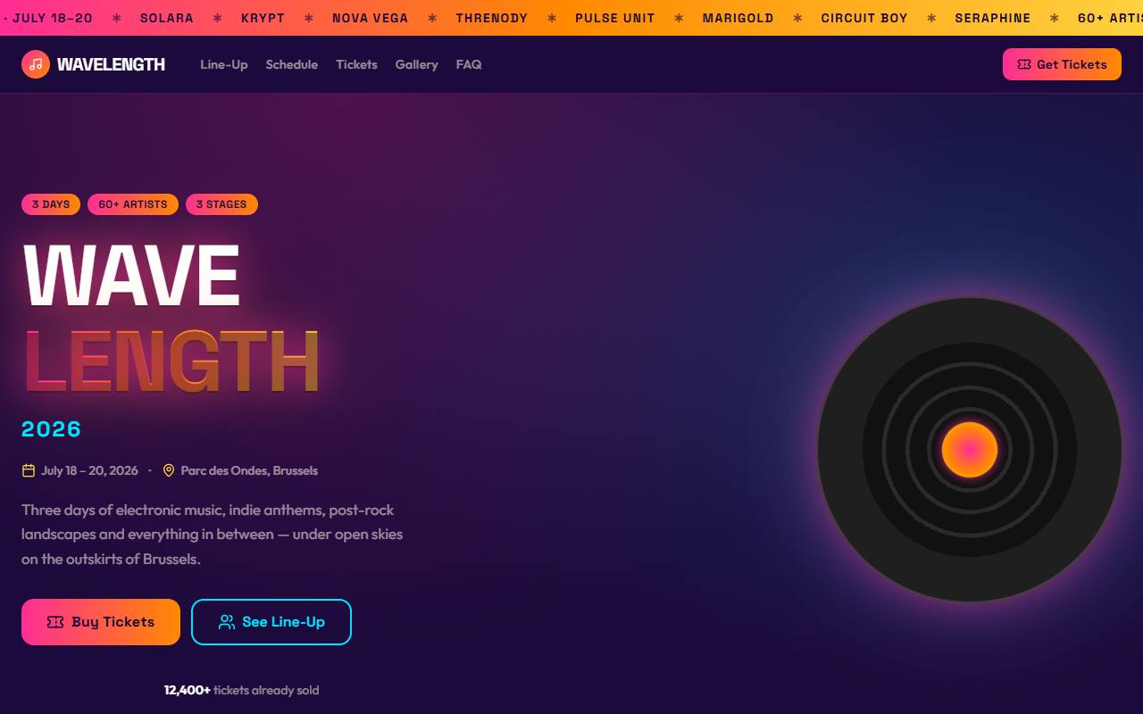 Vinyl template preview